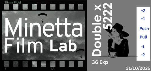 EASTMAN DOUBLE-X Black & White Negative Film 5222 With & Without DX