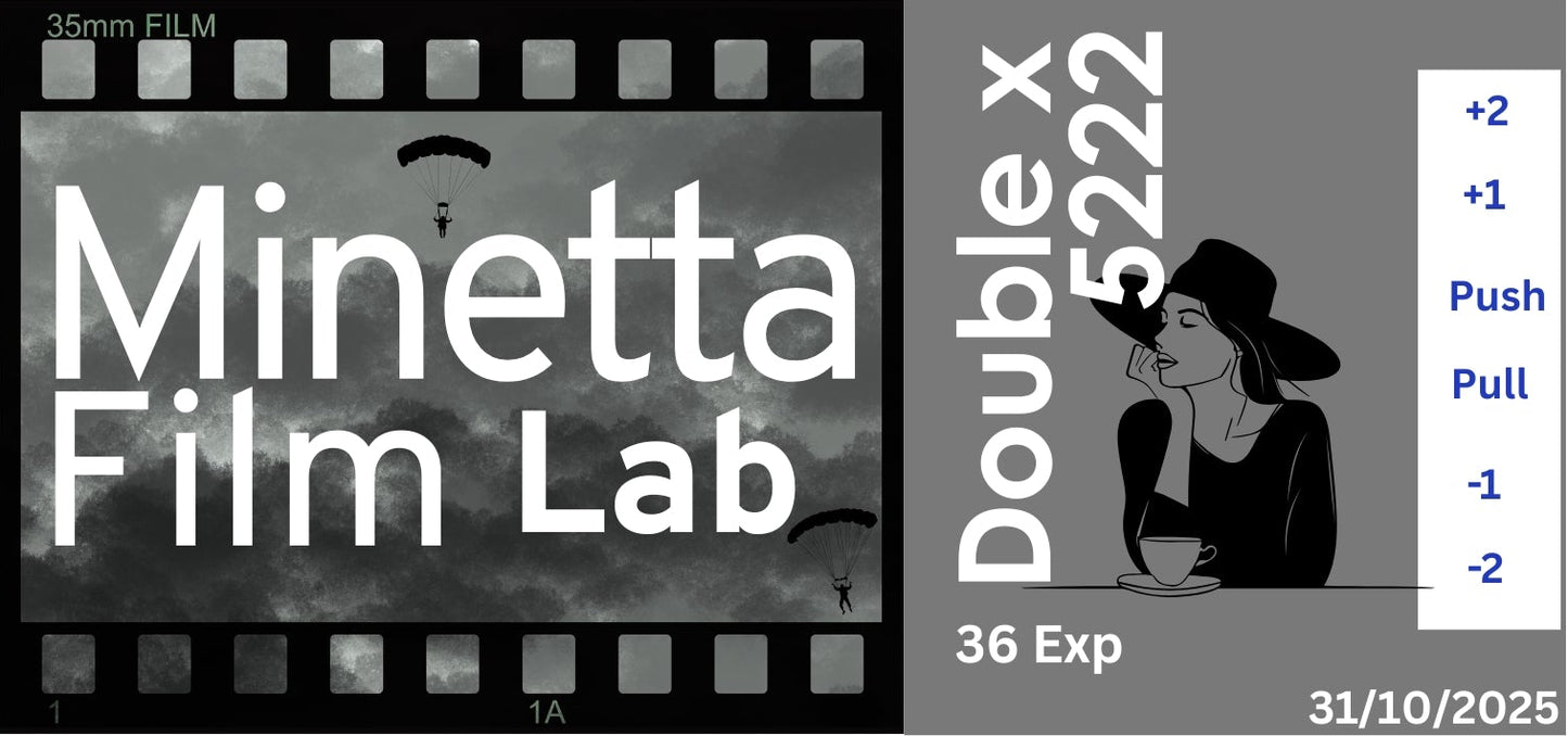EASTMAN DOUBLE-X Black & White Negative Film 5222 With & Without DX