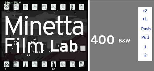 Re-spooled B&W 400 36 Exp